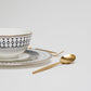 VertexSet – Luxe Blauwe Bordenset voor Eettafel