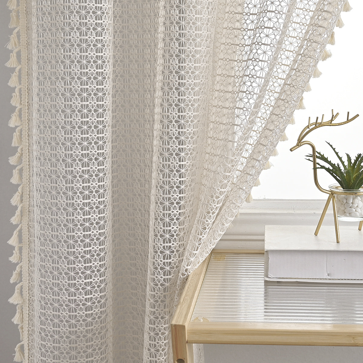 NatureGlow Curtains - Luxe Verduisterende Gordijnen in Beige