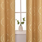 FloralElegance Gordijnen - Luxe Chenille Bloemmotief Draperie