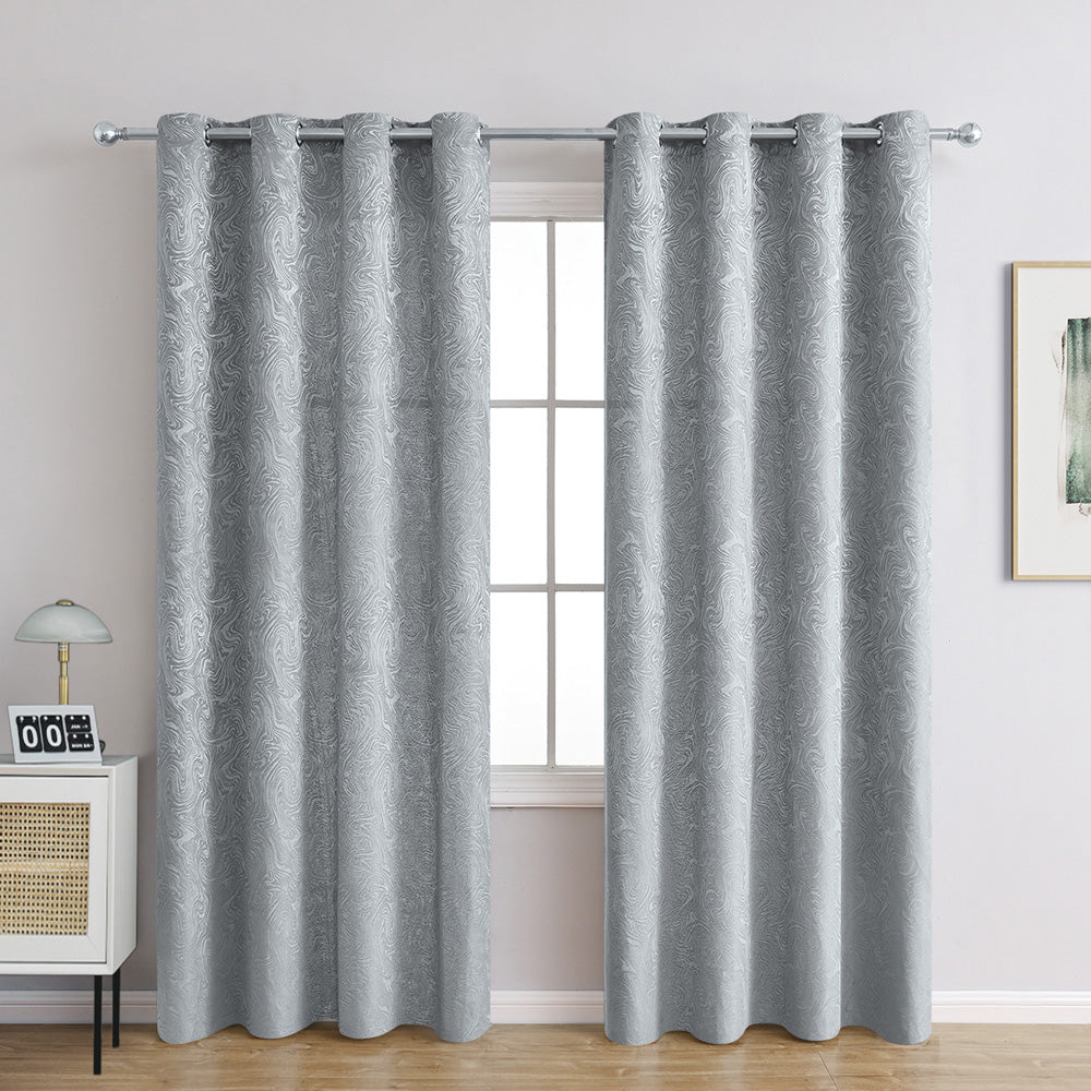 AquaLuxe Curtains - Verduisterende Textuur Gordijnen voor Eigentijdse Interieurs