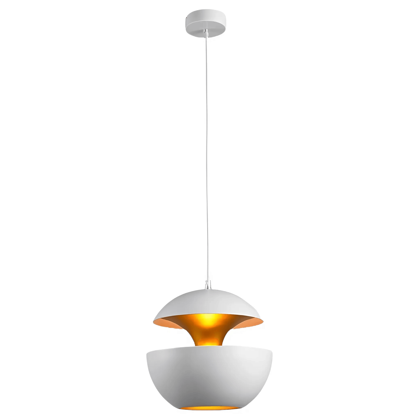 GoldGlow - Luxe Gouden Hanglamp voor Stijlvolle Eetruimtes