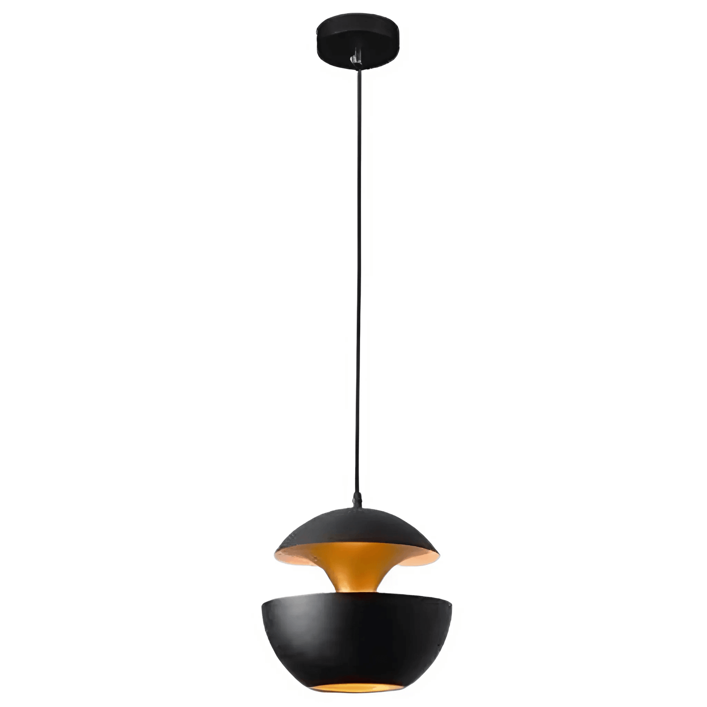 GoldGlow - Luxe Gouden Hanglamp voor Stijlvolle Eetruimtes