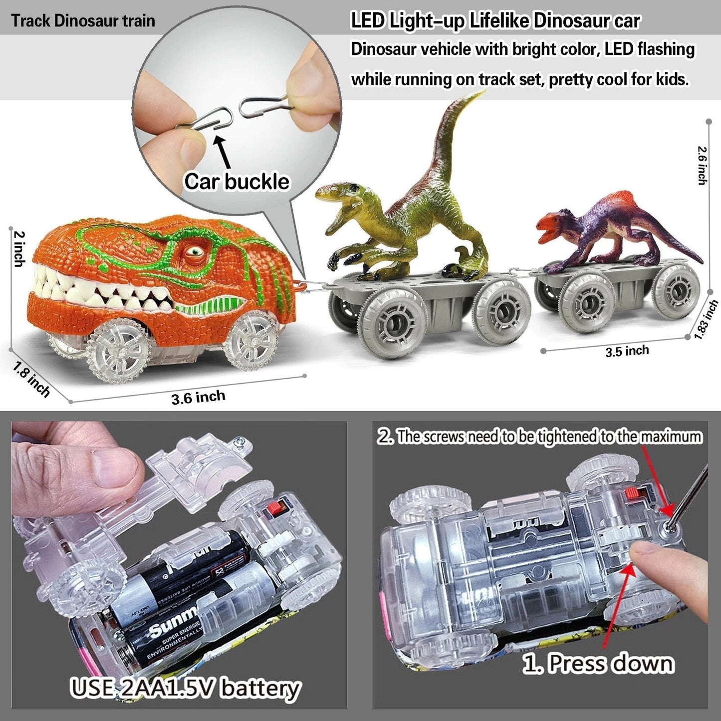 DinoExpress Train Set – Avontuurlijke Speelset voor Kids