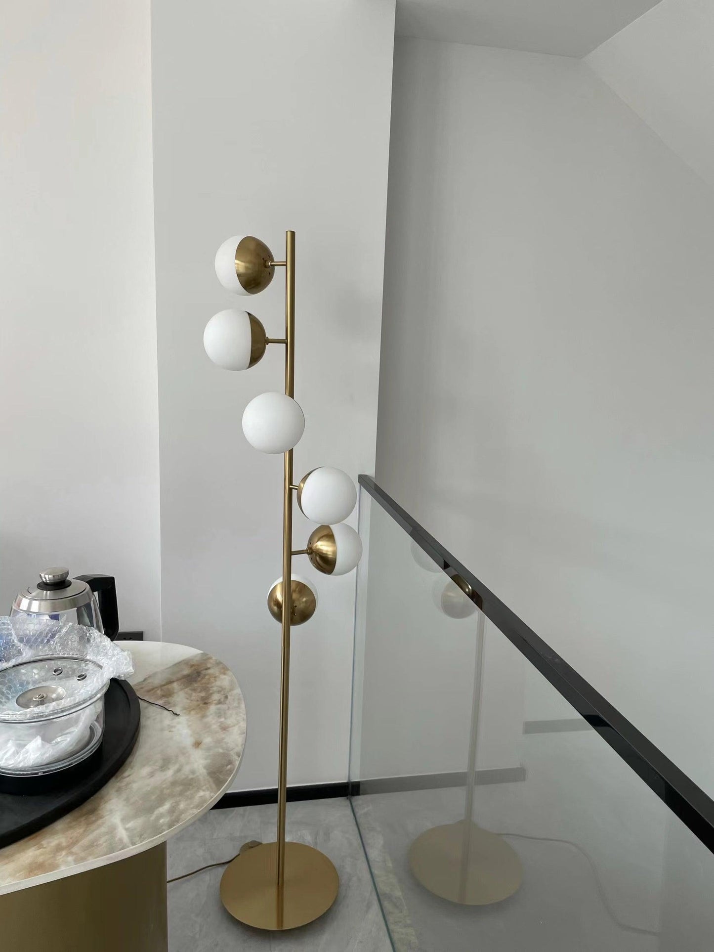 Doppler LED Boomlamp - Retro Elegante LED Staande Lamp