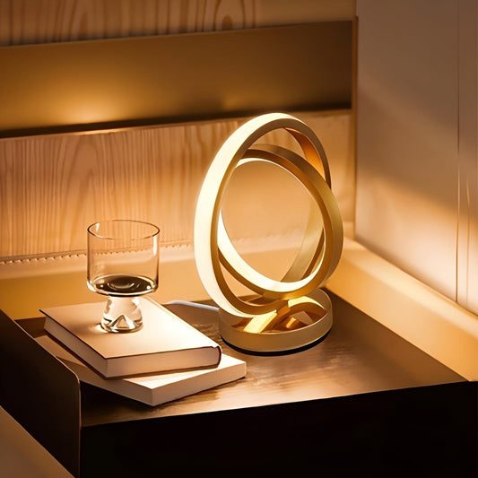 Moderne Dimbare Tafellamp - Stijlvol Metaal Design met USB