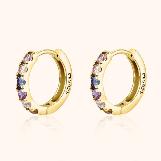 Vibrante Aureline Zirkonia Oorbellen voor een Sprankelende Look