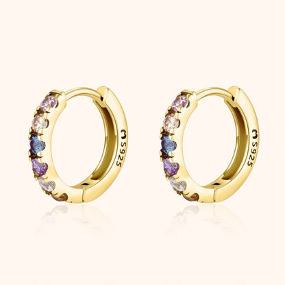 Vibrante Aureline Zirkonia Oorbellen voor een Sprankelende Look