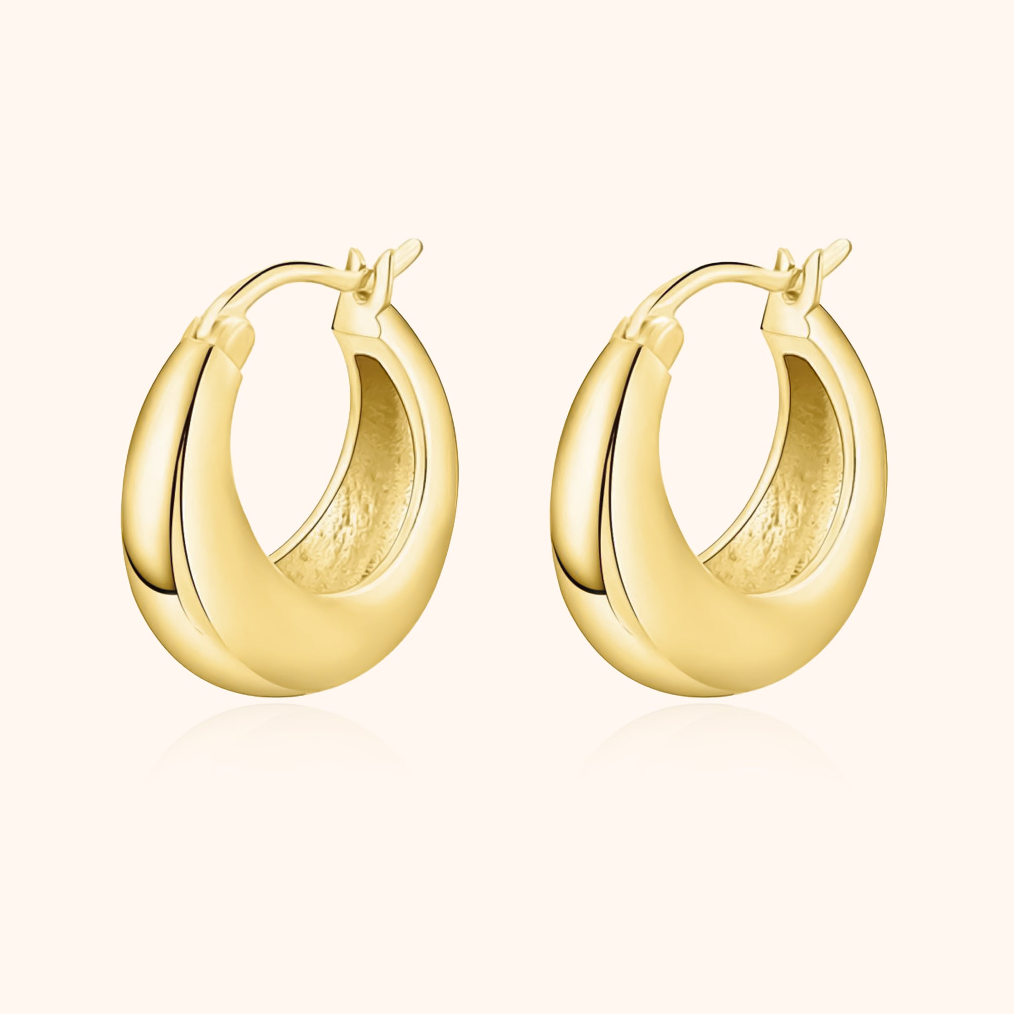 Elegant Isolde Hoop Earrings - A Timeless Beauty