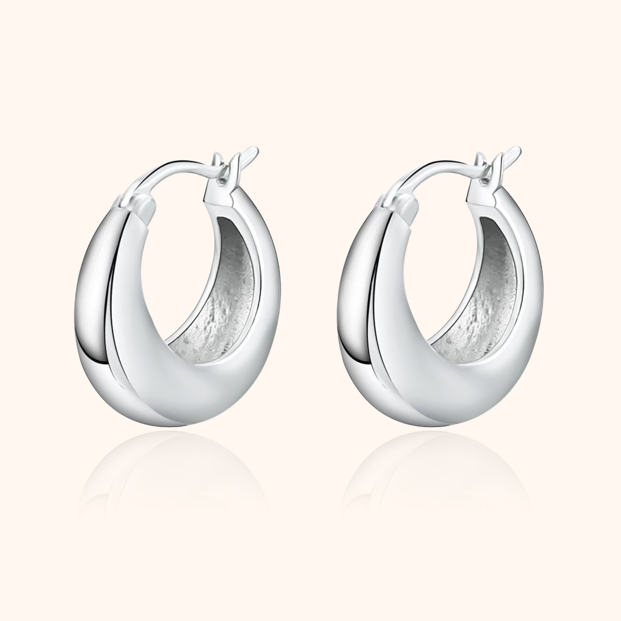 Elegant Isolde Hoop Earrings - A Timeless Beauty