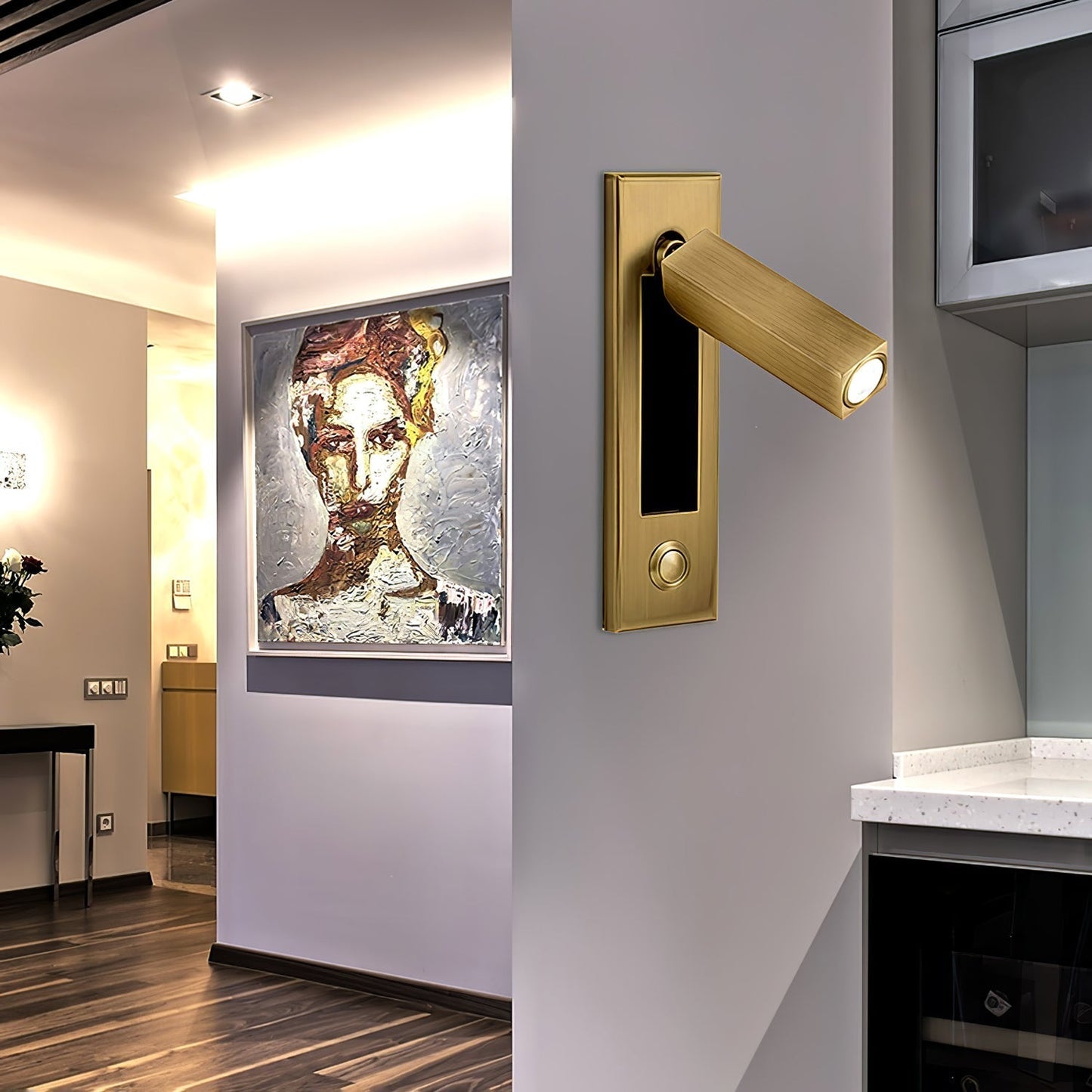 Embedded Light – Minimalistische Bedside Wandlamp LED