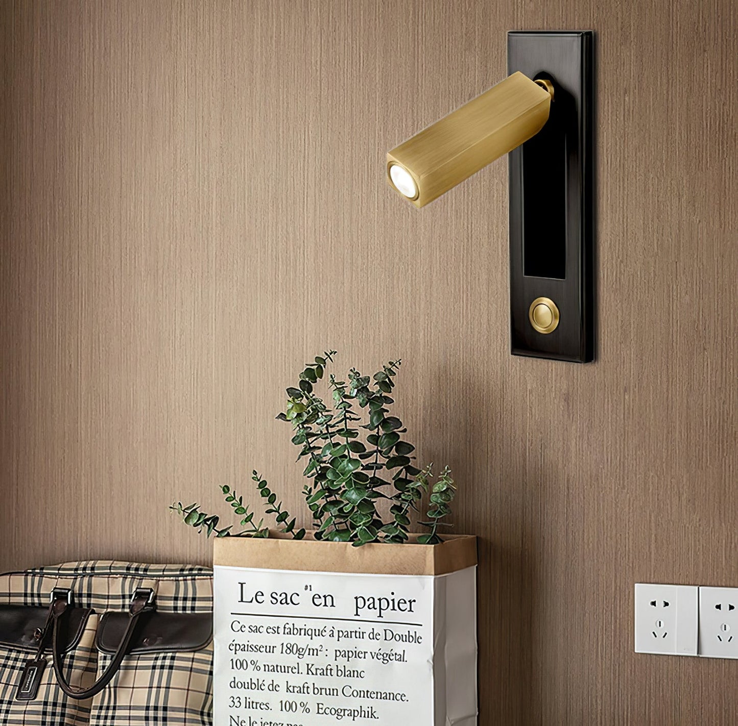 Embedded Light – Minimalistische Bedside Wandlamp LED