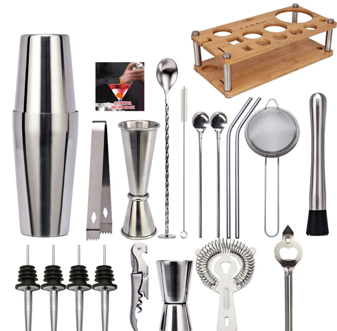 ShakerPro - Luxe 23-delige Cocktailset voor Bartenders