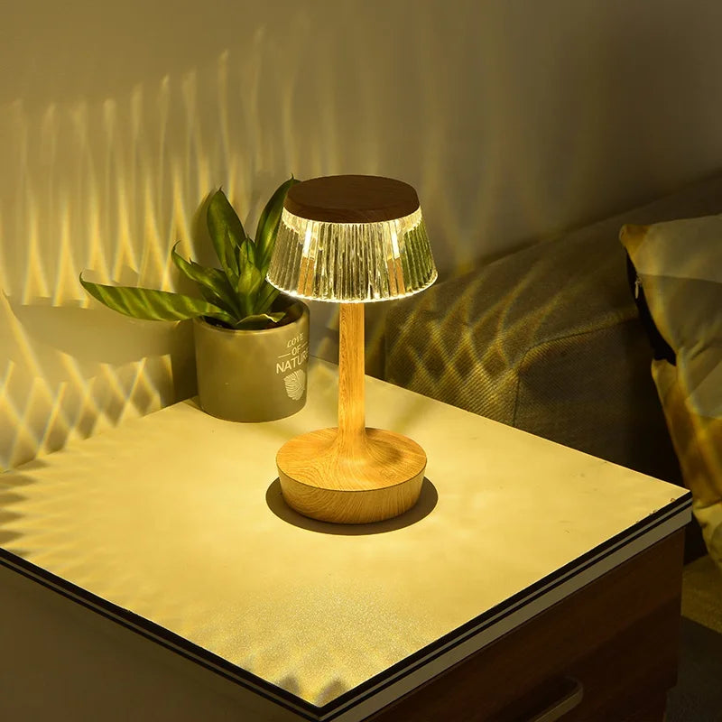 Crystal Pendant - Oplaadbare Draadloze Tafellamp