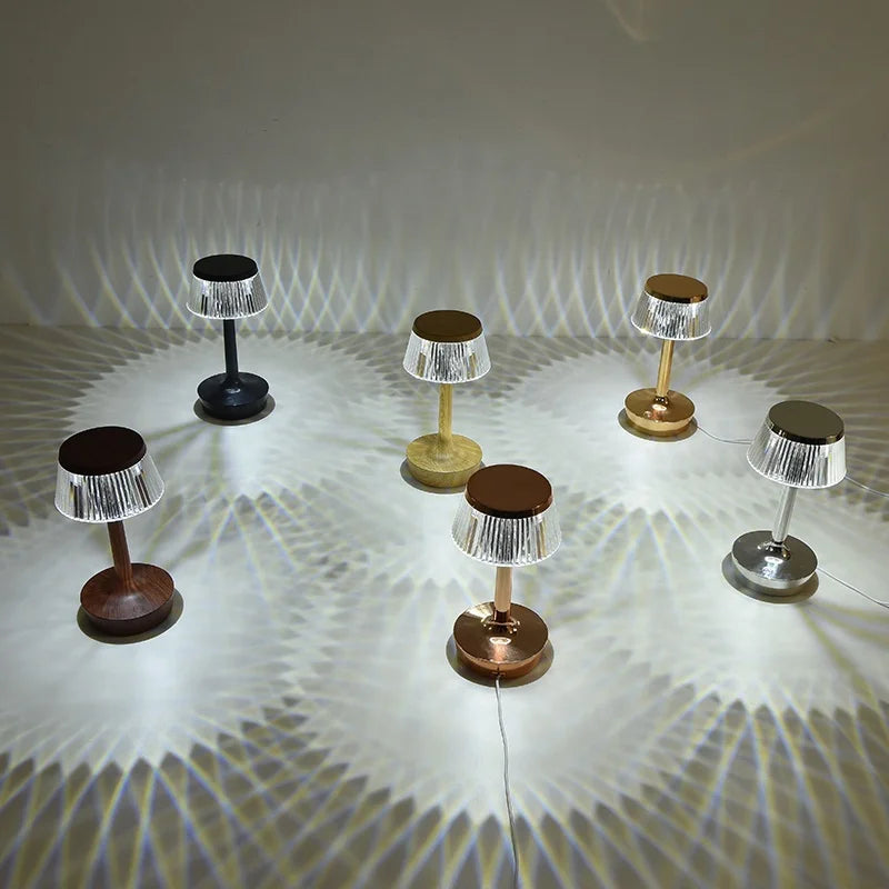 Crystal Pendant - Oplaadbare Draadloze Tafellamp