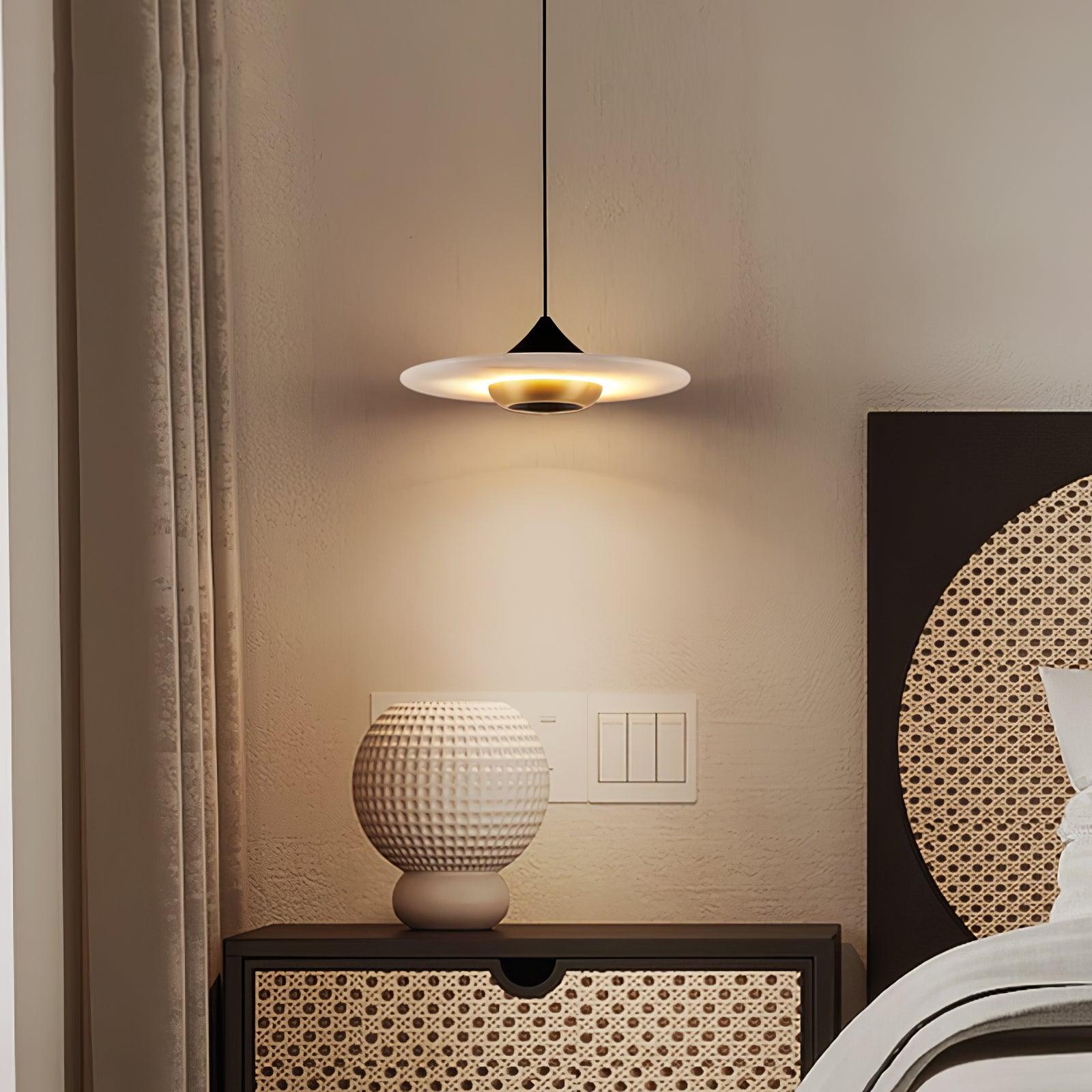 OrbeMarbre Plafondamp - Luxe Moderne LED Hanglamp met Marmer