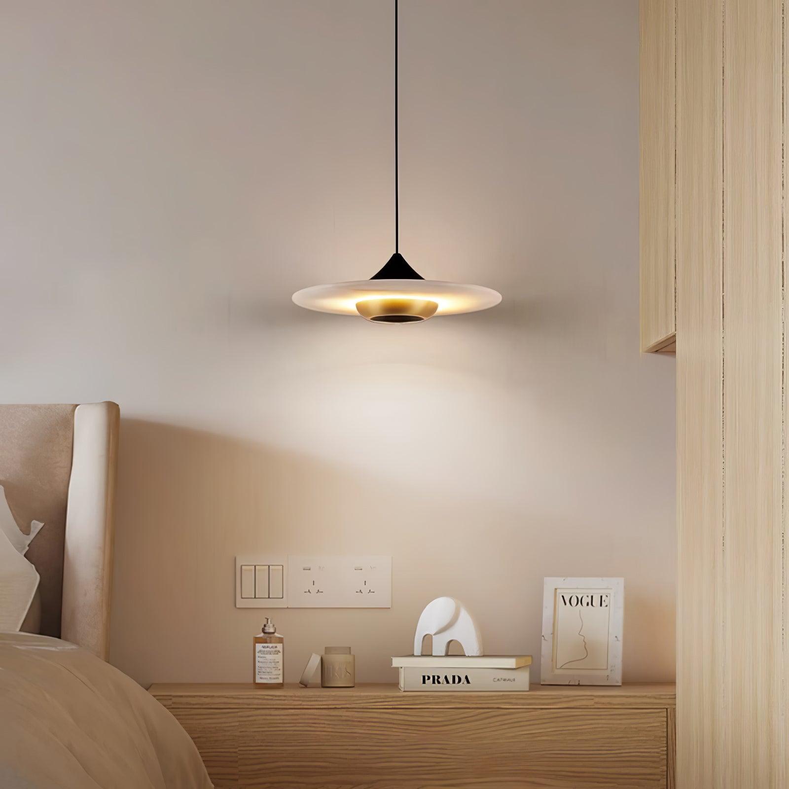 OrbeMarbre Plafondamp - Luxe Moderne LED Hanglamp met Marmer