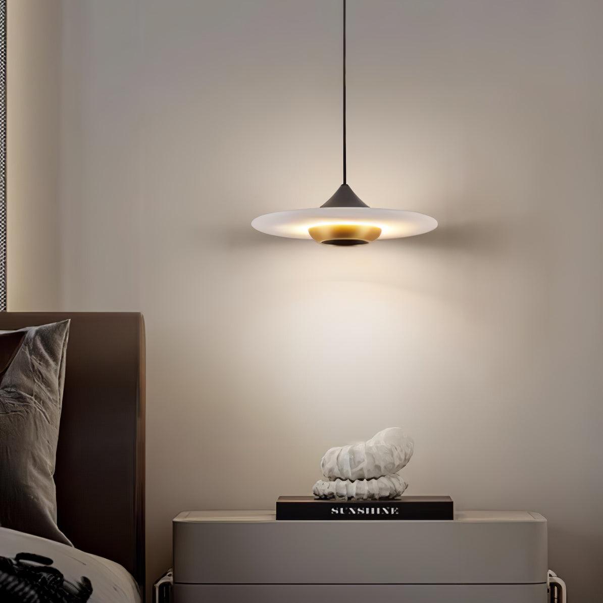 OrbeMarbre Plafondamp - Luxe Moderne LED Hanglamp met Marmer