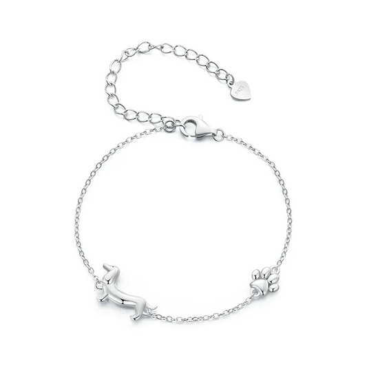 Charmantes Armband mit süßem Dackel-Anhänger