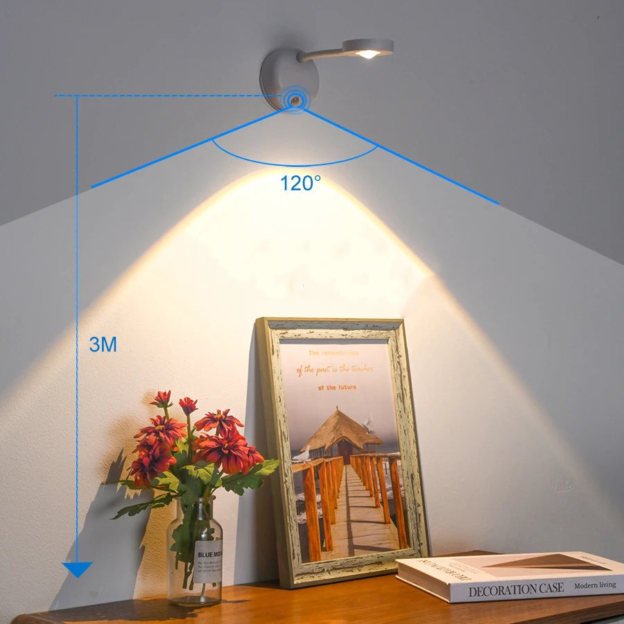 Gallery Light - Stijlvolle draadloze oplaadbare muurlamp