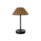Elegante GardenWoven Solar Tafellamp - Weerbestendig & Energiezuinig