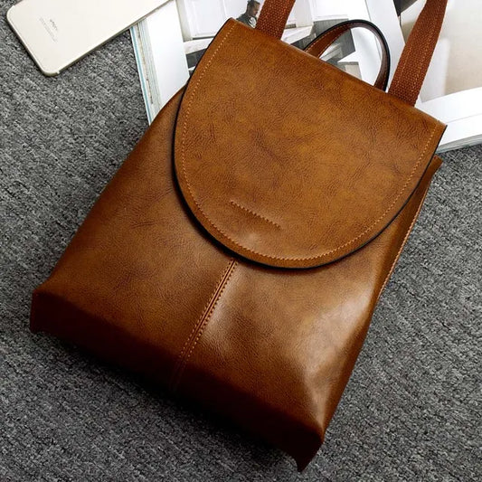 UrbanChic Backpack - Trendy Leren Tas voor Dames