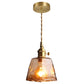 Luxueuze Kristallen Plafondlamp - Amber GlassElegance