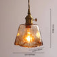 Luxueuze Kristallen Plafondlamp - Amber GlassElegance