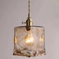 Luxueuze Kristallen Plafondlamp - Amber GlassElegance