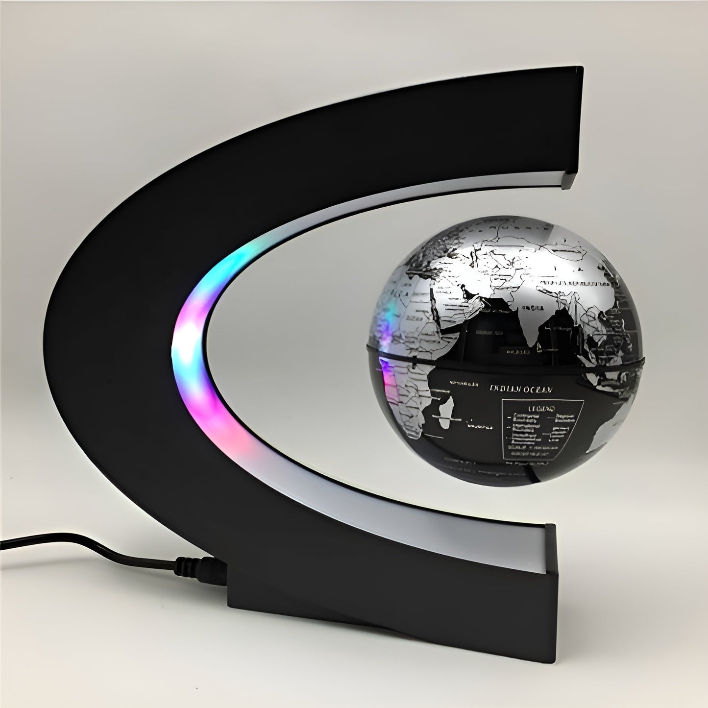 Magische Zwevende Wereldbol met LED Verlichting en Educatieve Touch
