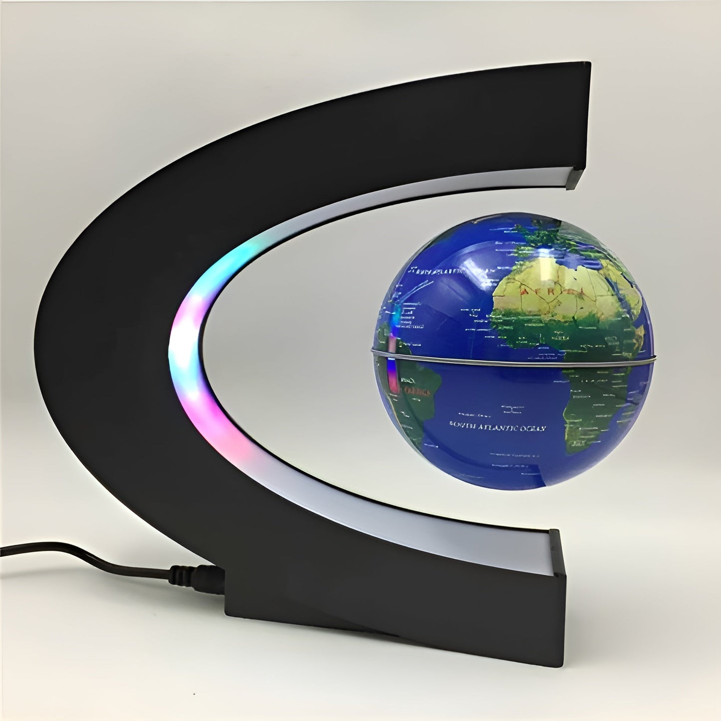 Magische Zwevende Wereldbol met LED Verlichting en Educatieve Touch