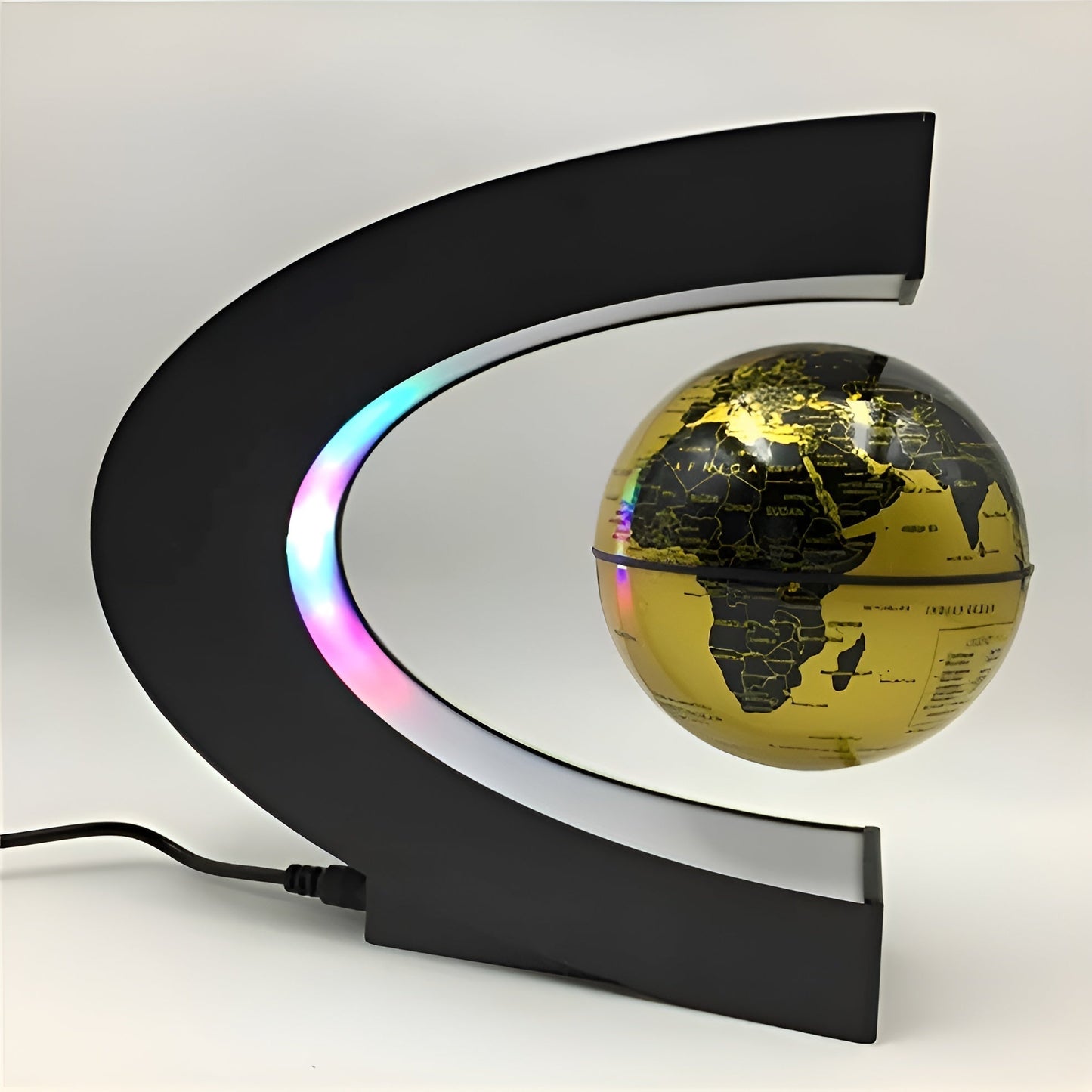 Magische Zwevende Wereldbol met LED Verlichting en Educatieve Touch