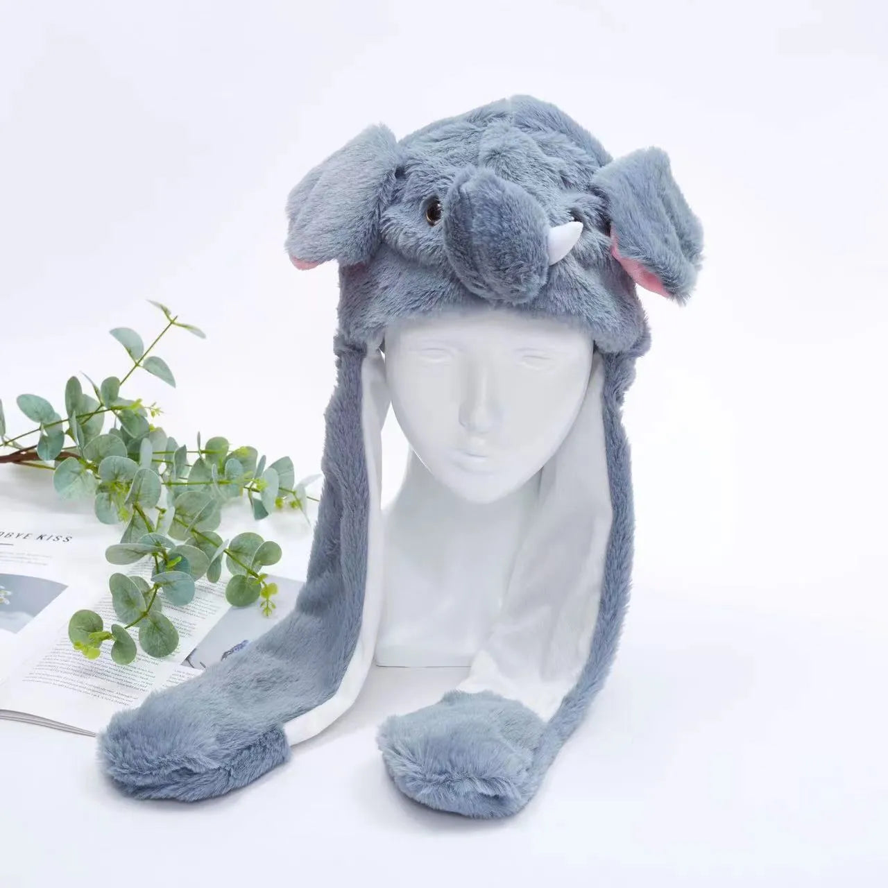 BunnyBounce Hat – Schattige Muts met Beweegbare Oortjes