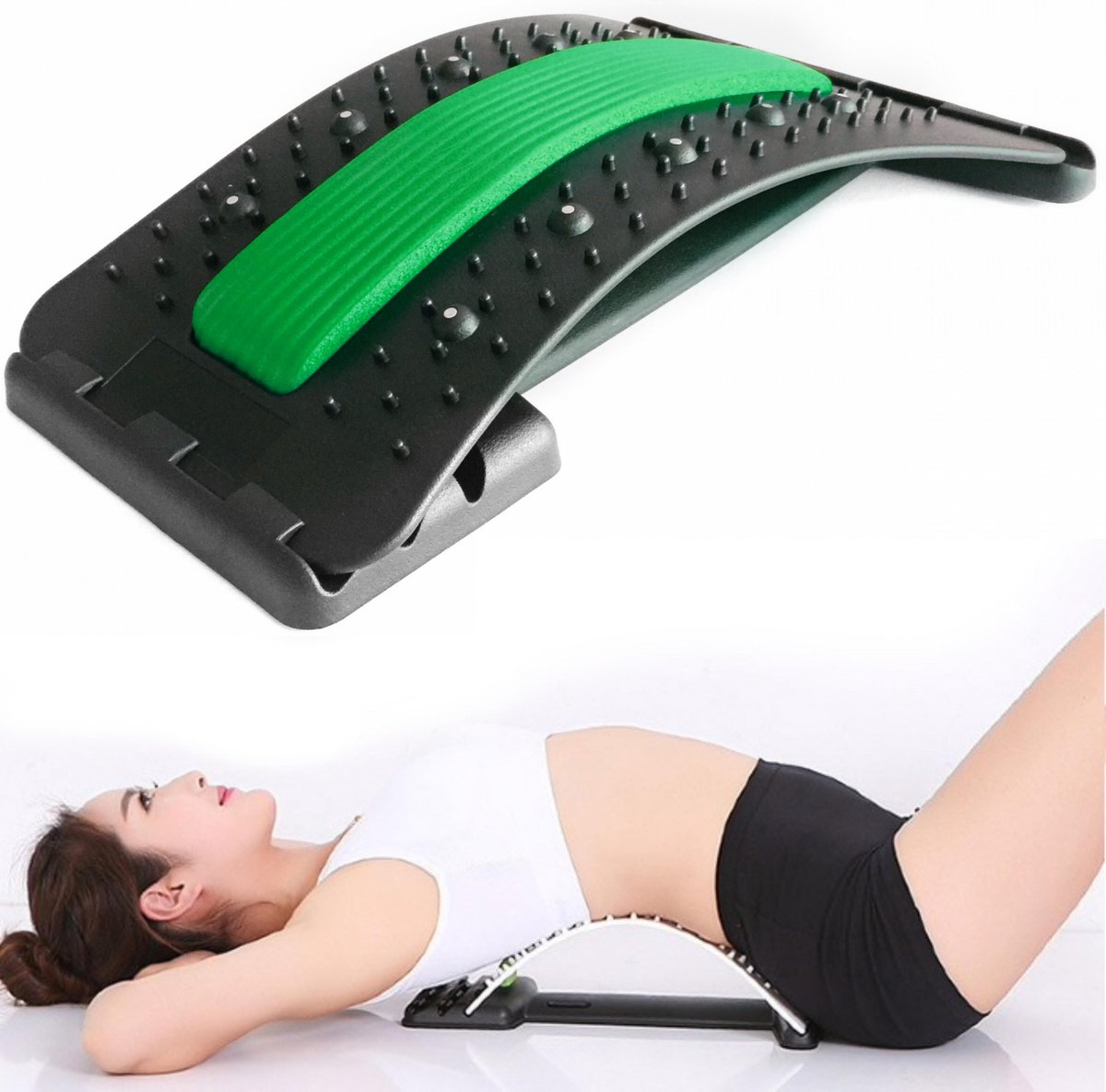 FlexiRelief - Ergonomische Rug Massage Stretch Plank