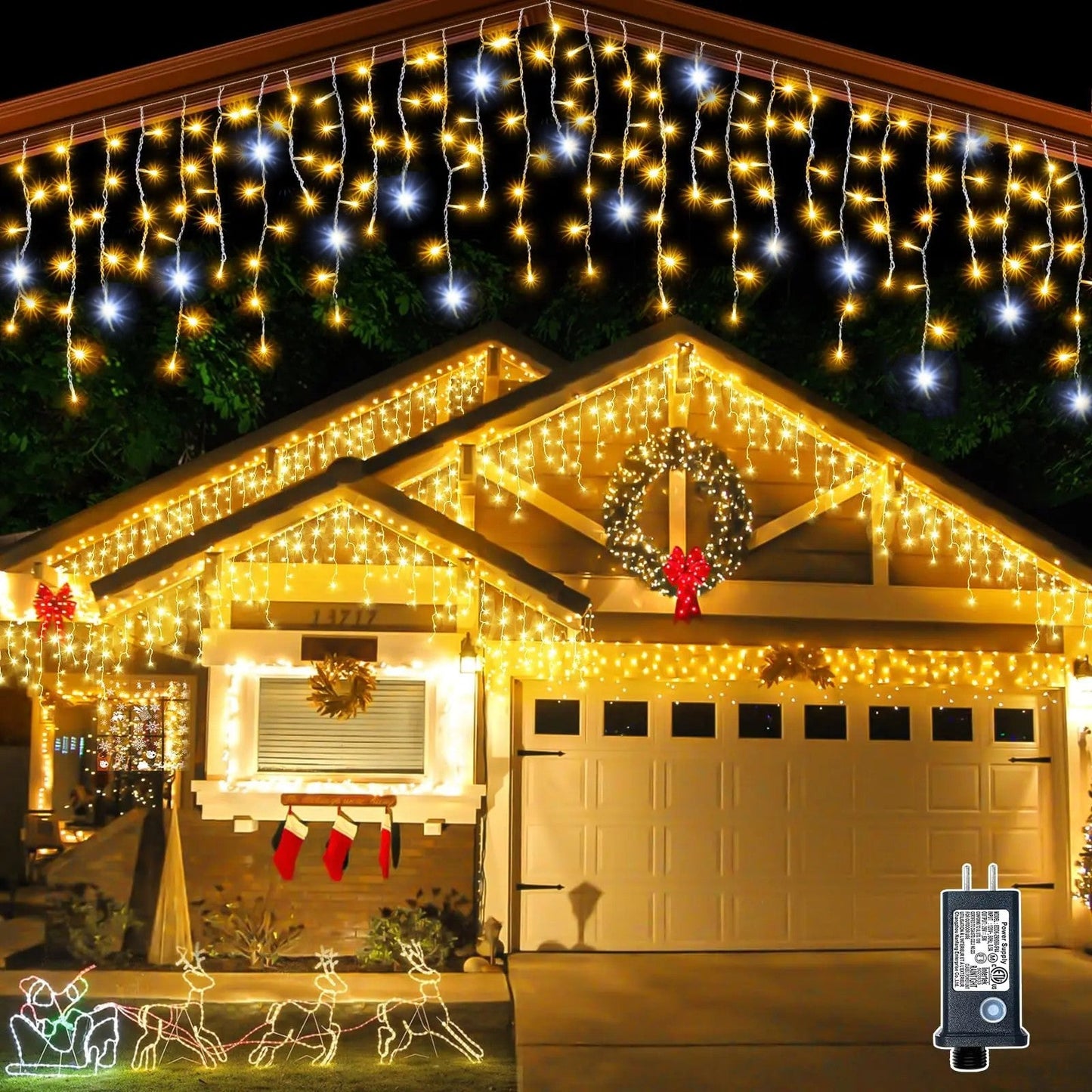 EnchantedGlow – Magische LED Lichtgordijnen voor Feestdagen