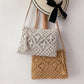 GwenBag – Elegante Geweven Schoudertas voor de Zomer