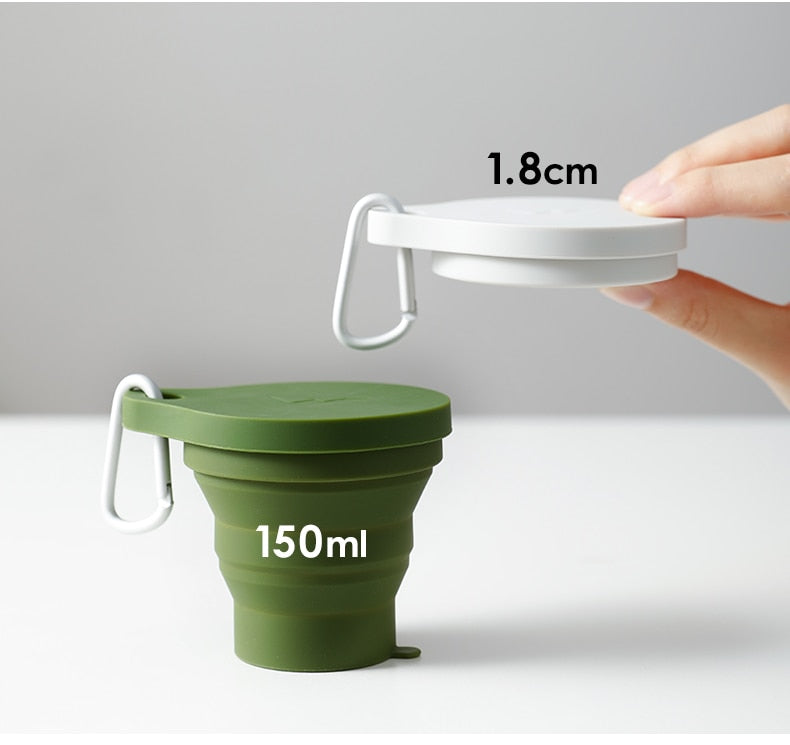 FoldAway Cup - Handige Reiscup voor Avonturen