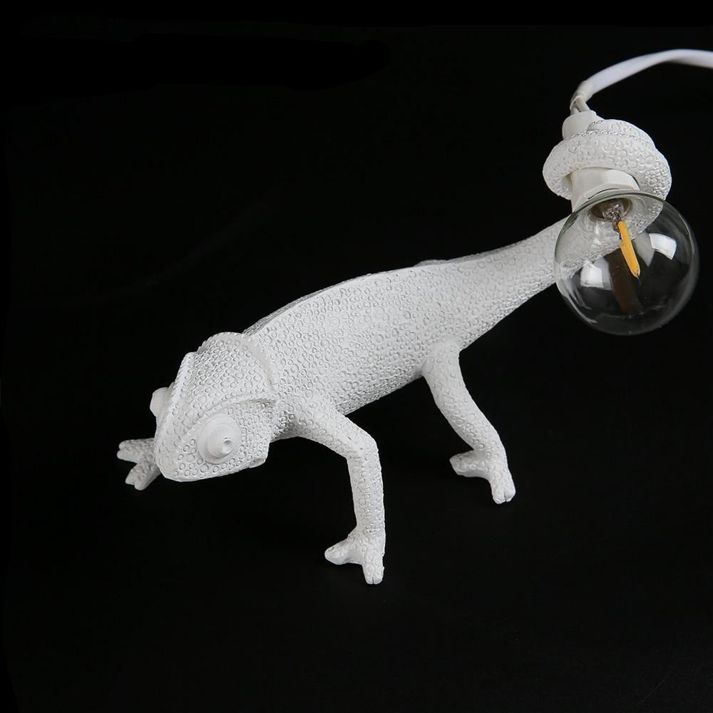 Resin Lizard Tafellamp - Elegante Hagedis Tafellamp van Hars voor Modern Interieur