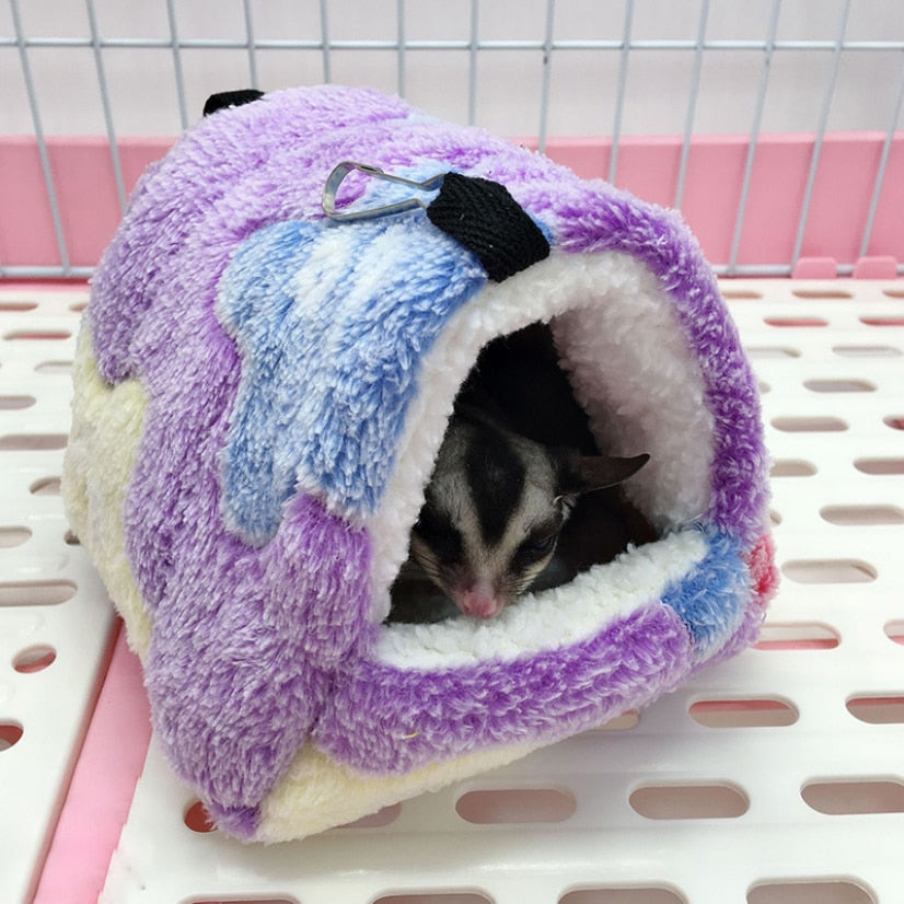 HarryHamster - Zacht Hamsterhuis met Hangmat