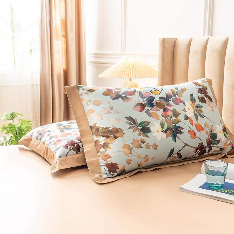 Watercolor Bloom - Luxe Dekbedovertrekset van Egyptisch Katoen