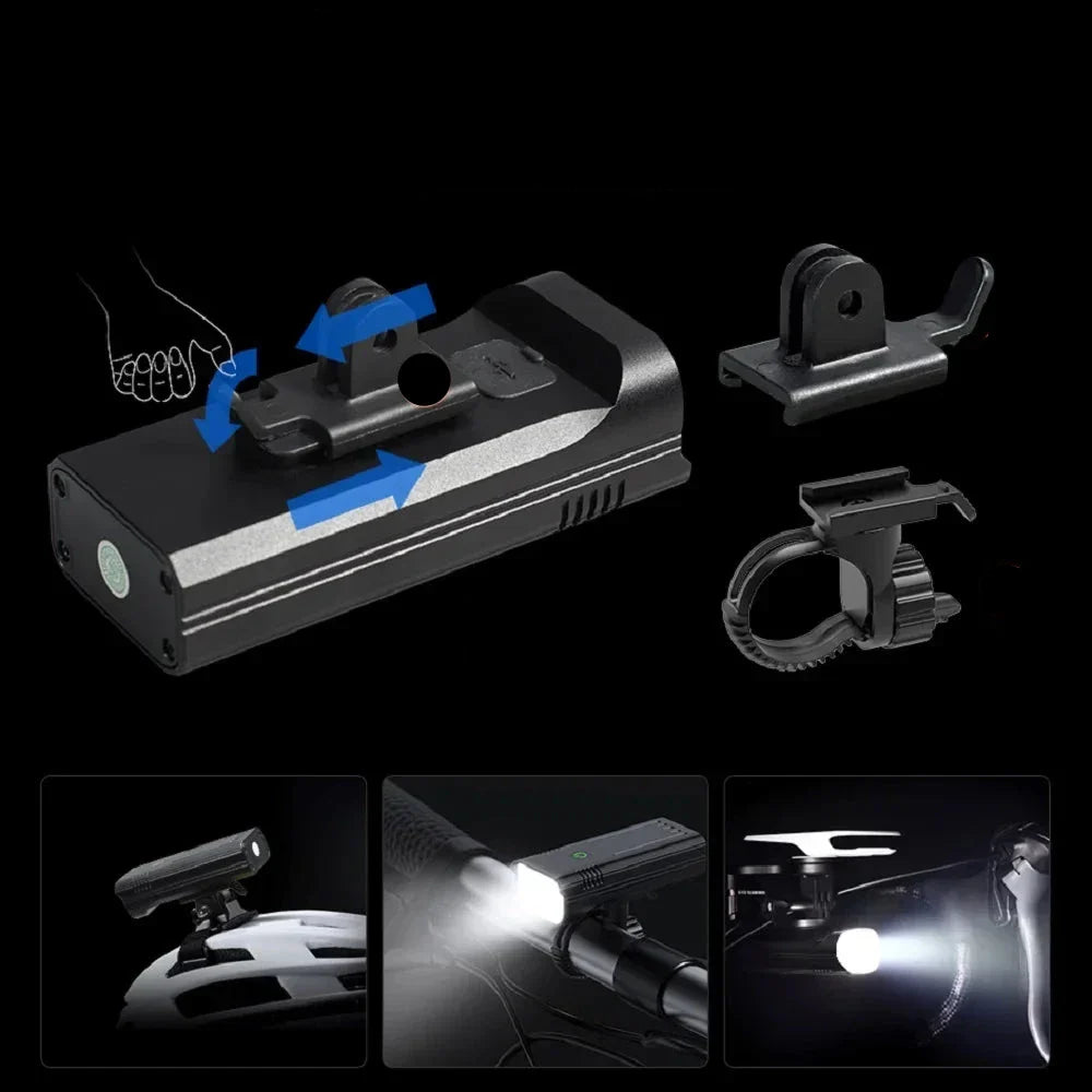 LuminousRide - Oplaadbare Fietsverlichting 5000LM