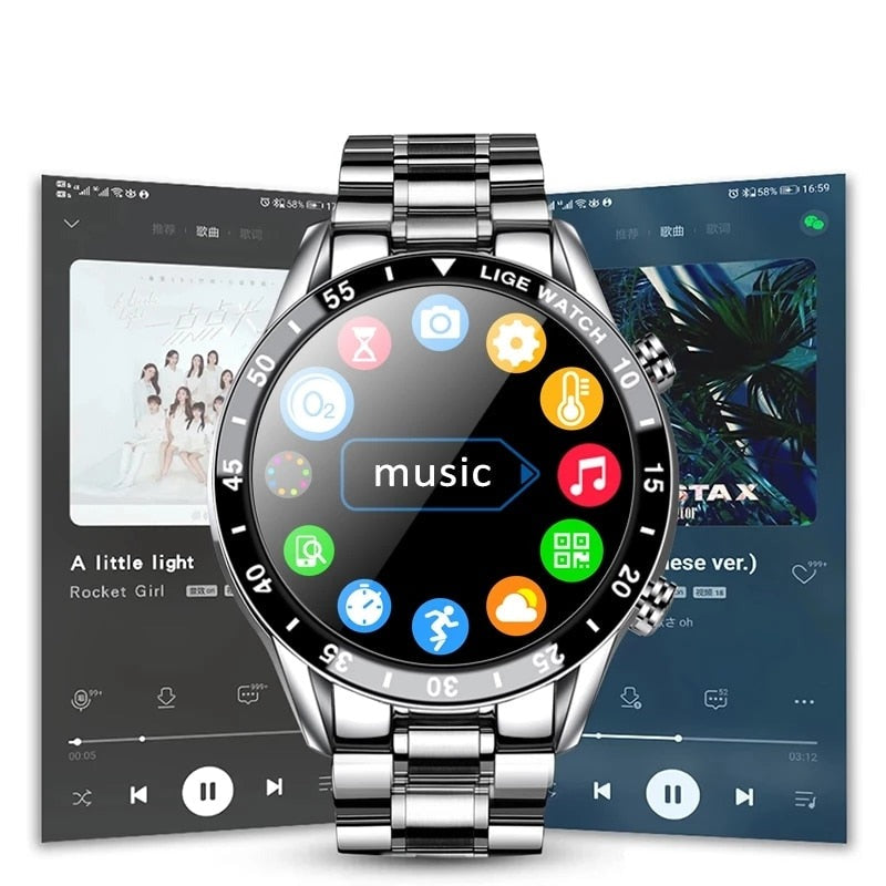 LuxeFit Watch - Premium Multifunctionele Smartwatch