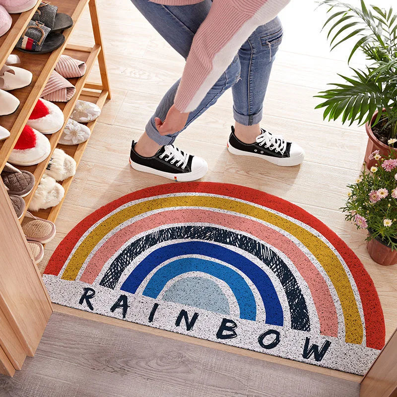 BrightStep – Kleurrijke Regenboog Deurmat