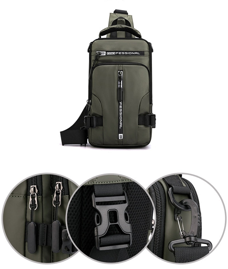 CityTrek Bag - Stijlvolle Waterdichte Oxford Crossbody