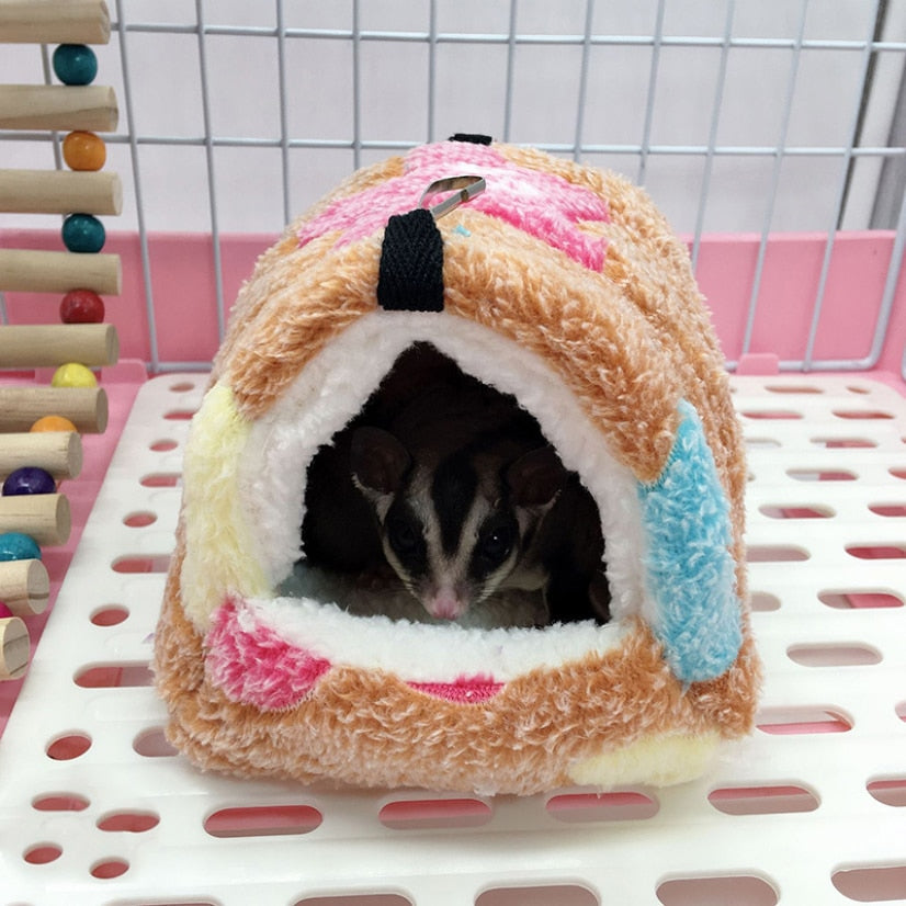 HarryHamster - Zacht Hamsterhuis met Hangmat