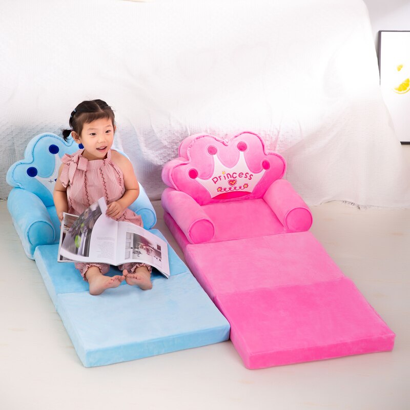 ComfyFold – Luxe Opvouwbare Kinderbank met Fluweel voor Kinderen