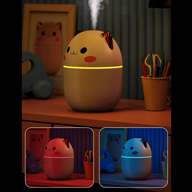 GlowMist Humidifier - Stijlvolle Luchtverfrisser voor Thuis
