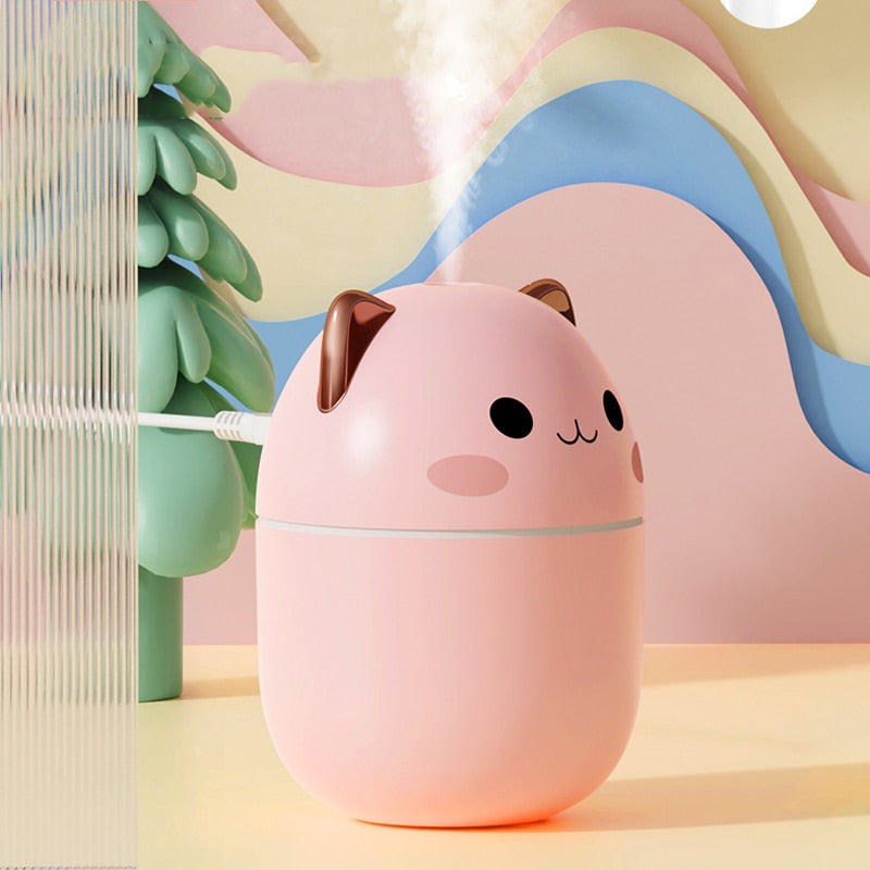 GlowMist Humidifier - Stijlvolle Luchtverfrisser voor Thuis
