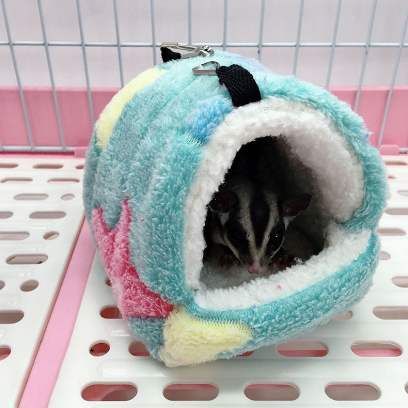 HarryHamster - Zacht Hamsterhuis met Hangmat