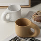 Timeless Elegance - Minimalistische Porseleinen Kop en Schotel Set