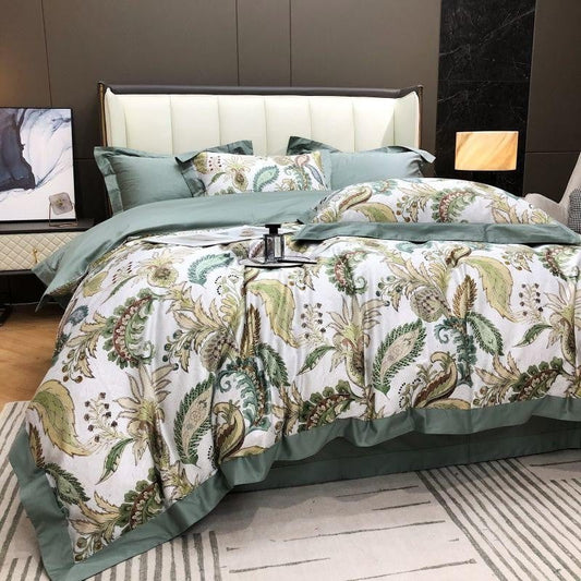 Verdant Paisley - Luxe Dekbedovertrekset van Egyptisch Katoen